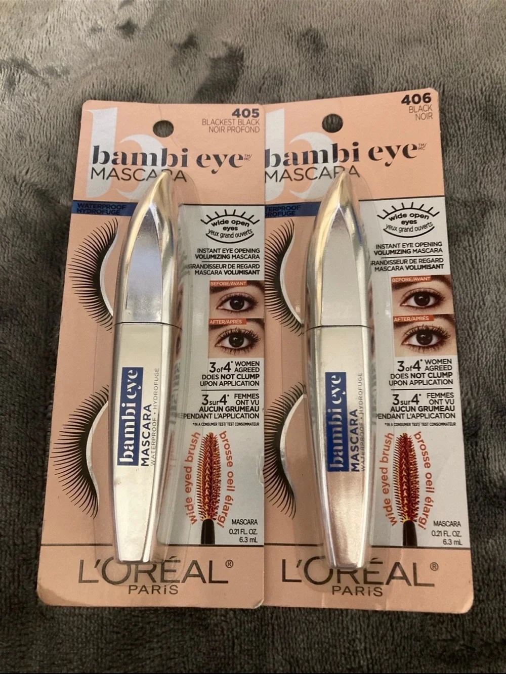 L'Oreal Bambi Eye Mascara Duo - Black (405 & 406)